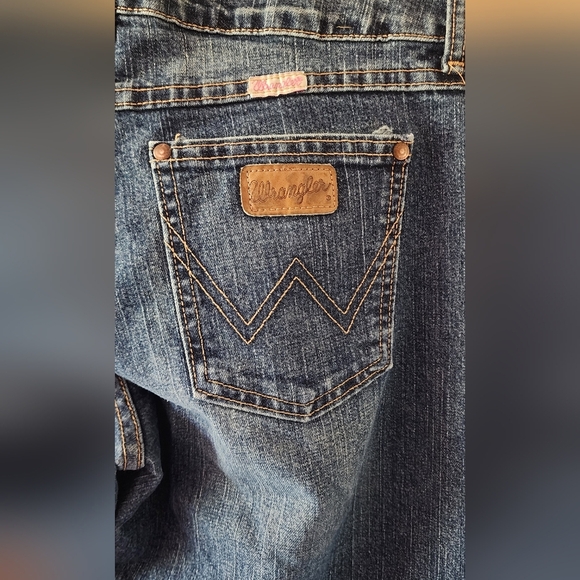 Wrangler Blue Skinny Jeans Classic Style - Picture 5 of 6